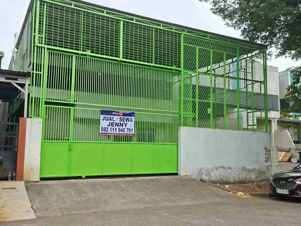 Gudang Tekno  BSD Lt 600 berikut kantor 2 Lantai