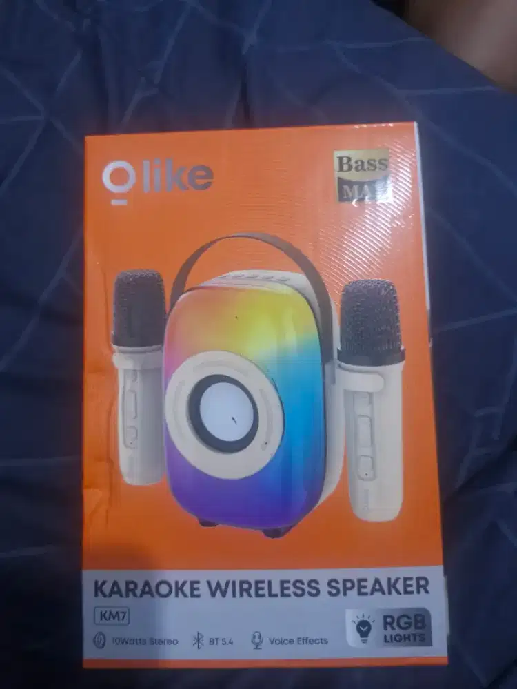 Jual Speaker + Mic karaoke merk Olike bisa nego open harga di 300k