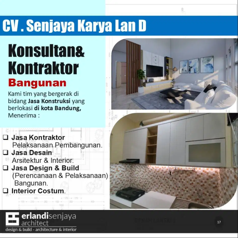 Jasa Arsitek & Interior/ Kontraktor/ Renovasi/ Tukang/ Kitchen set