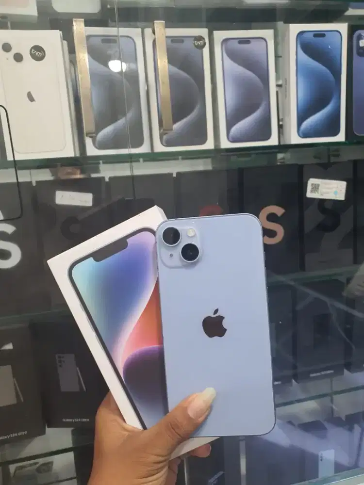 Iph 14 plus 128gh wifi only mulus lengkap