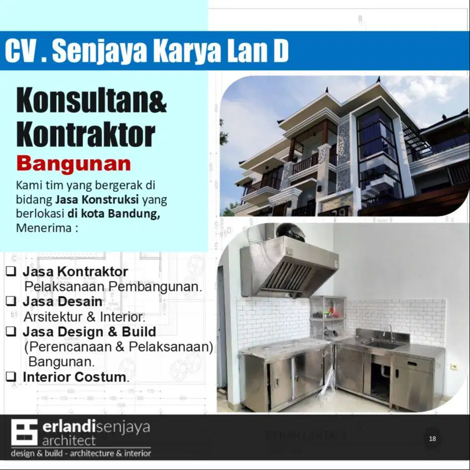 Jasa Kontraktor/ Arsitek & Interior/ Renovasi/ Tukang/ Kitchen Set