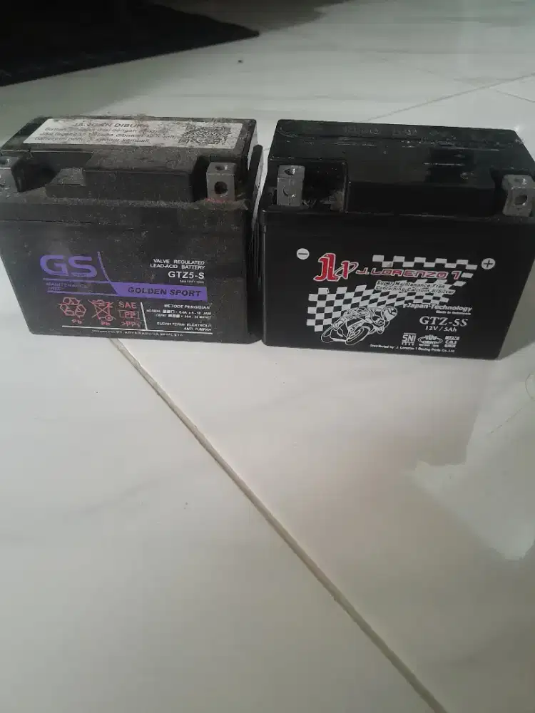 Aki bekas soak atau mati