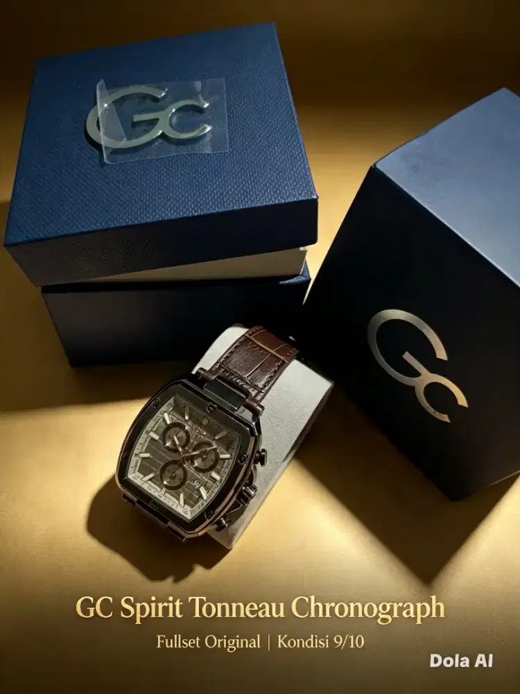 JAM TANGAN GC SPIRIT TONNEAU — Y83008G1MF (Swiss Made)