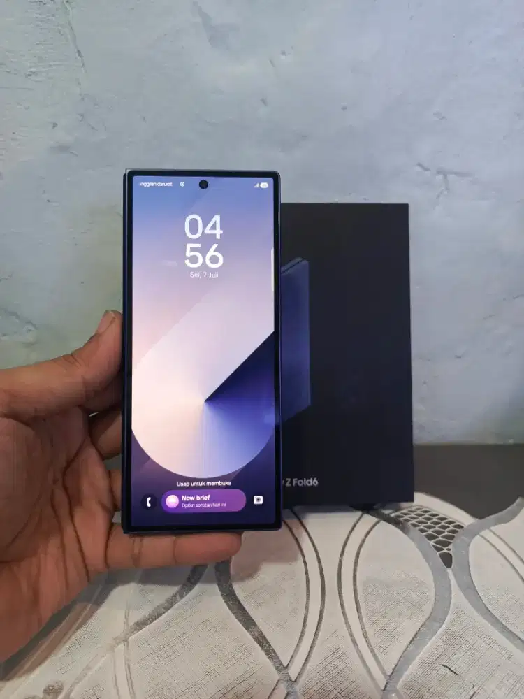 SAMSUNG Z FOLD 6 5G RAM 12/512GB INTER ALL OPERATOR MULUS NORMAL FULLS