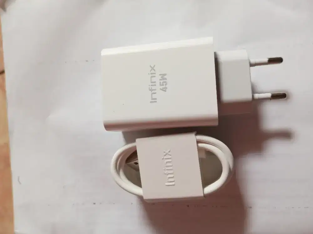 Charger Ori Infinix 45W MAX ~ Desimal aktif fastcharge
