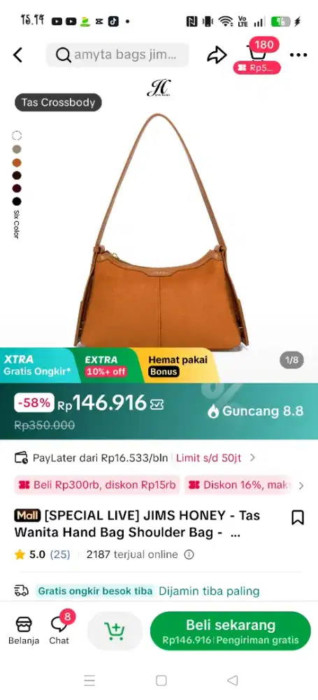 Tas Jims honey baruu