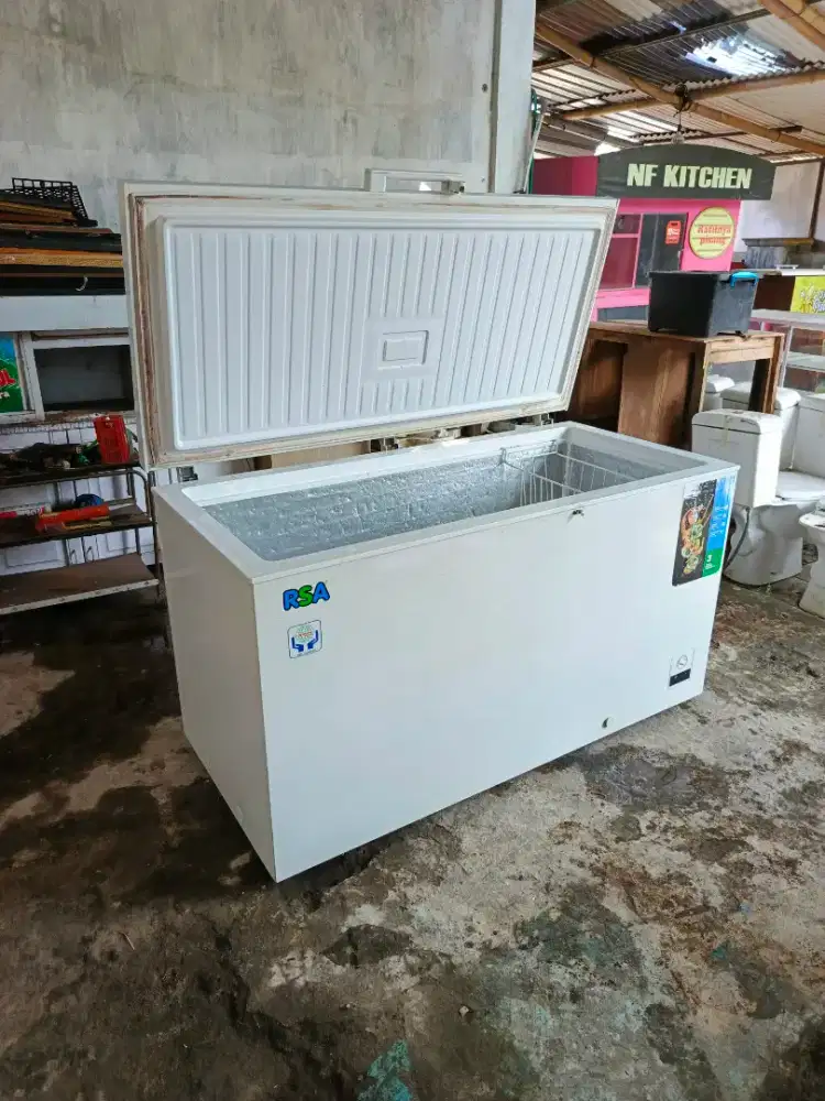freezer box RSA 450liter normal dingin beku ori