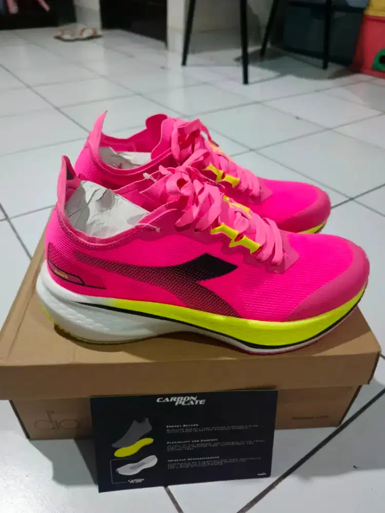 Diadora Pizalo Carbon Plate Pink Size 43