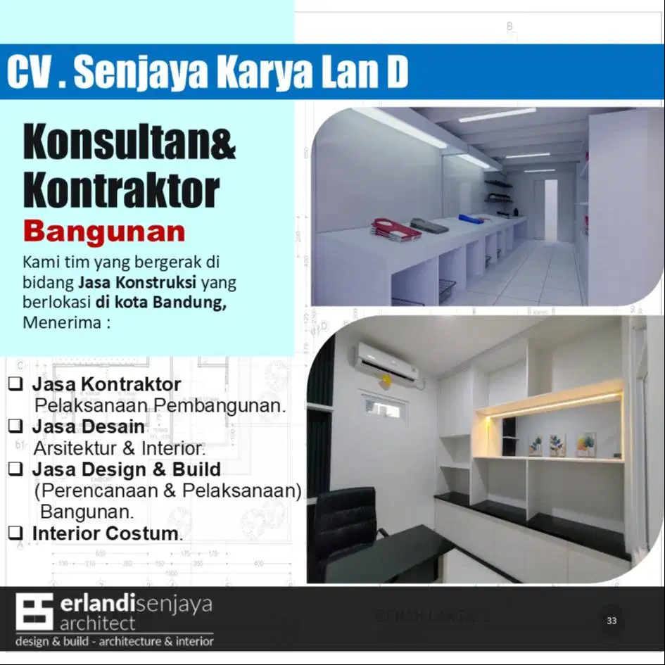Jasa Kontraktor/ Arsitek & Interior/ Renovasi/ Tukang/ Kitchen Set