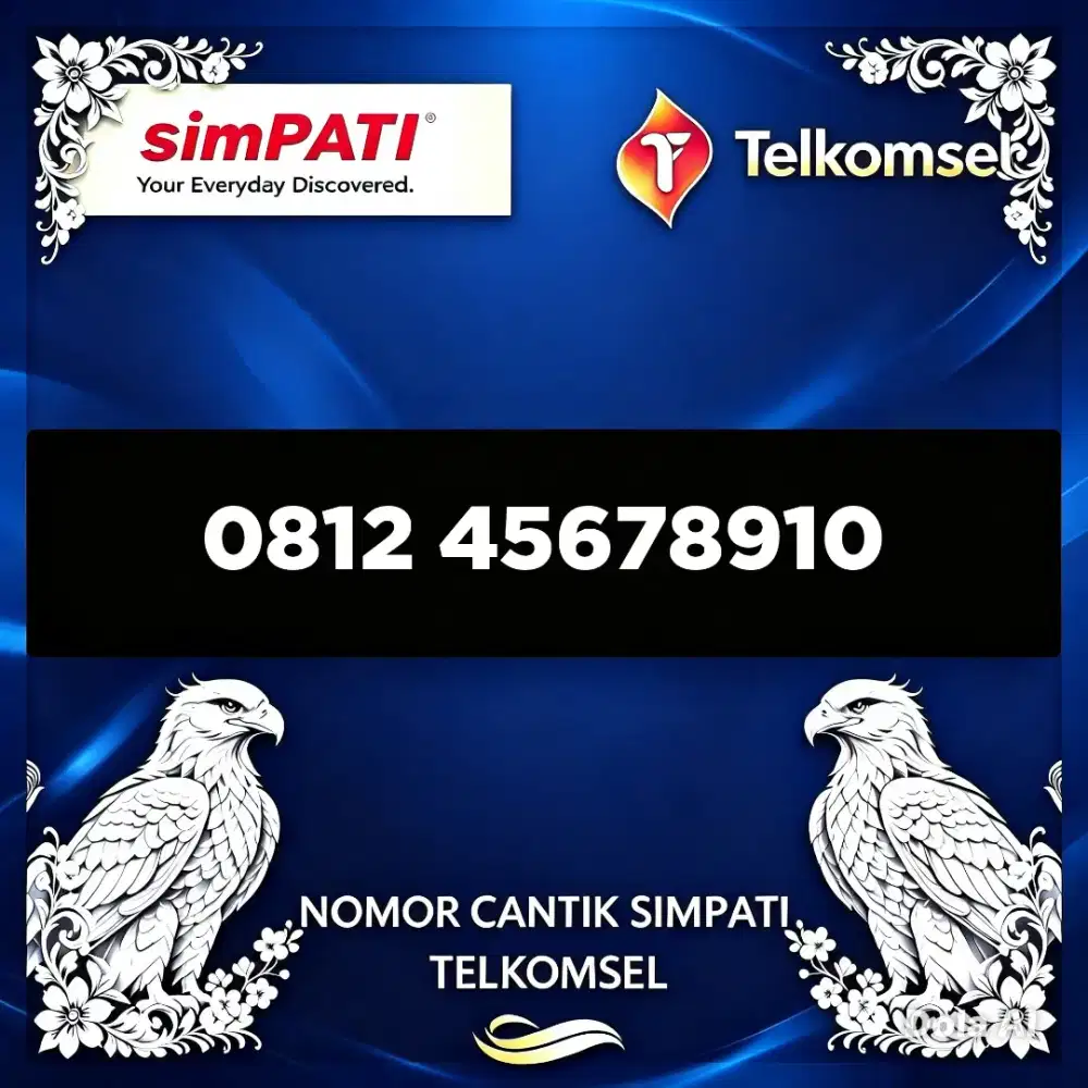 Nomor cantik simpati Telkomsel super