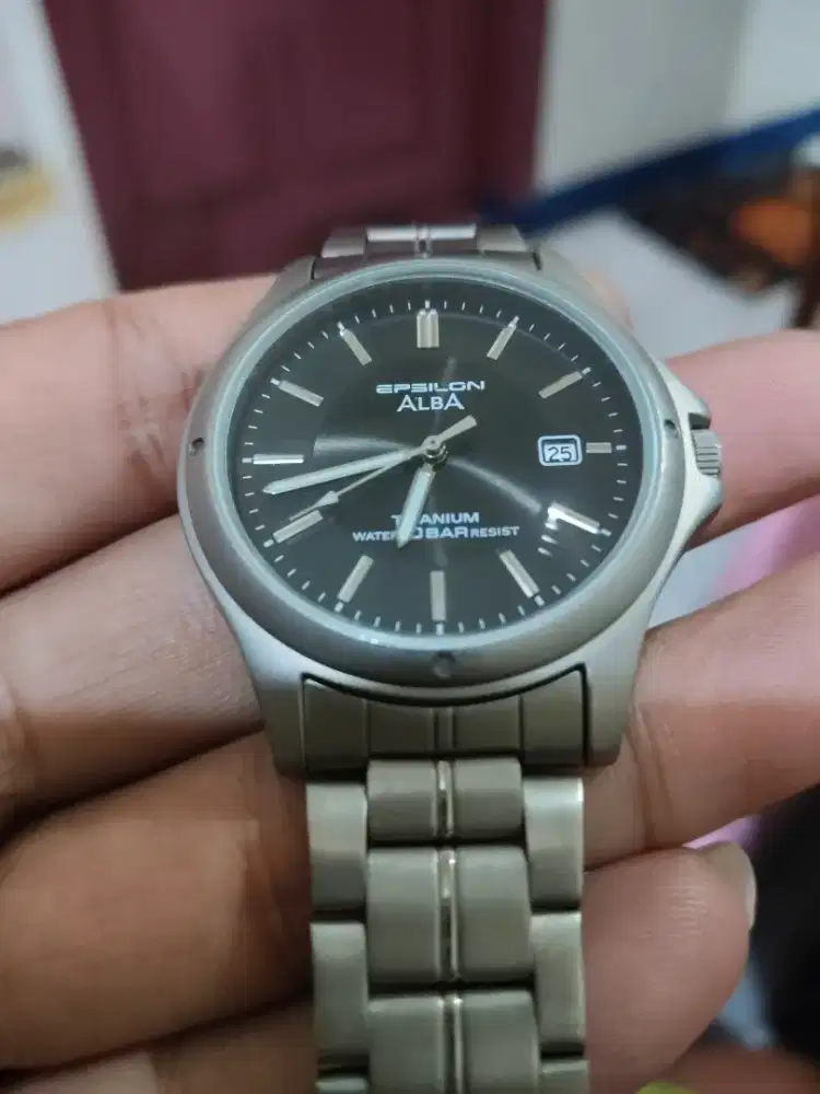 Jam Seiko Alba Epsilon Solar Titanium