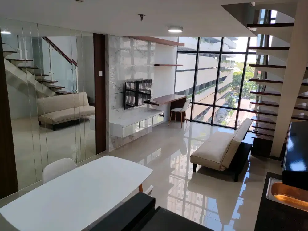Disewakan Apartemen Soho Cornel 1.5LT Mezzaine Lantai 5 Furnish Dekat Universitas Ciputra Surabaya Barat