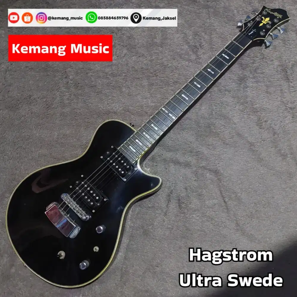 Gitra langka hagstrom ultra Sweden original no gibson epiphone cort