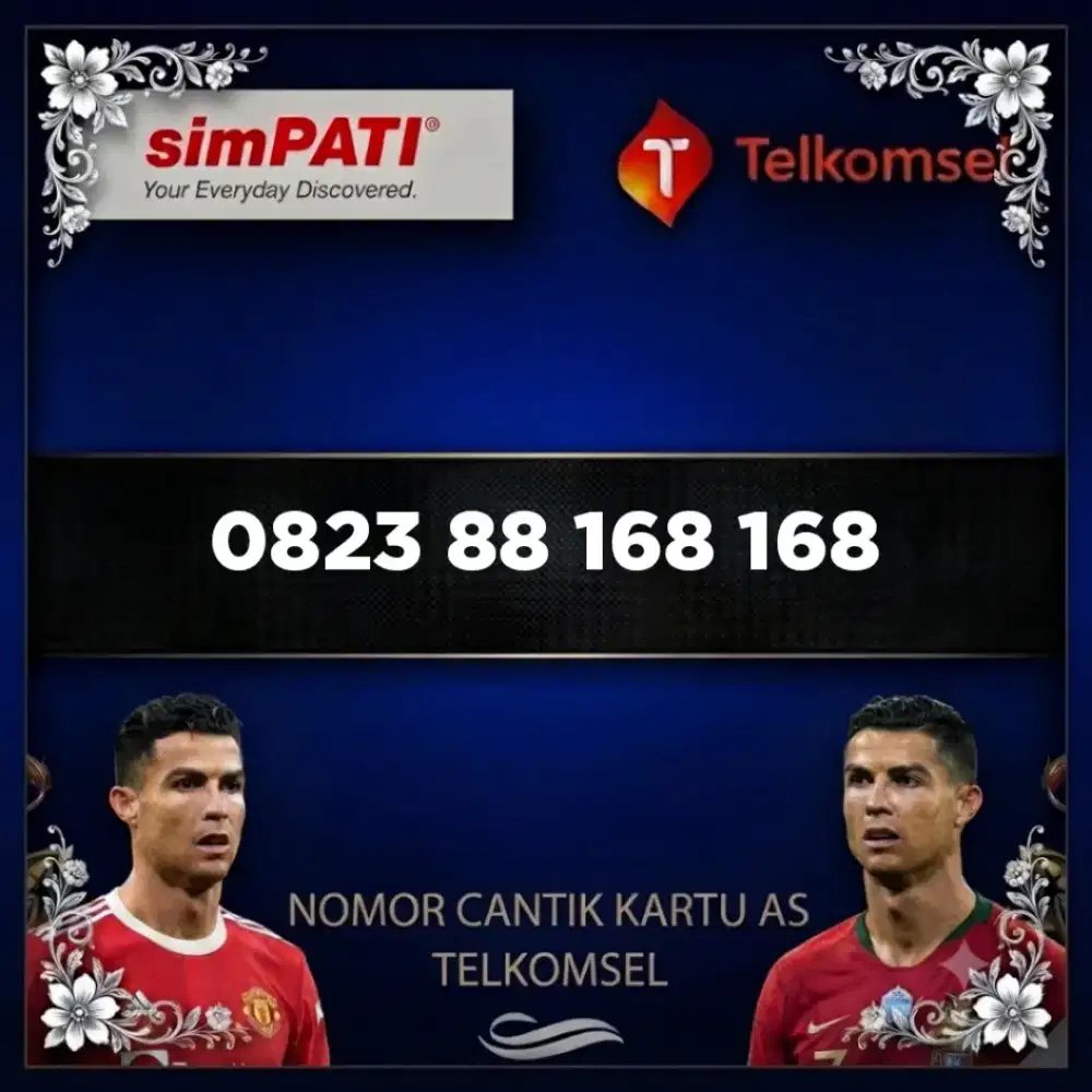 Nomor cantik Telkomsel kartu as super hoki 168