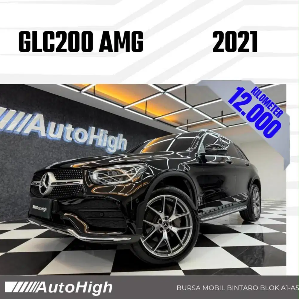 DP10% [Km12.000] GLC200 AMG 2021 Black / GLC 200 Reg 2022 #AUTOHIGH