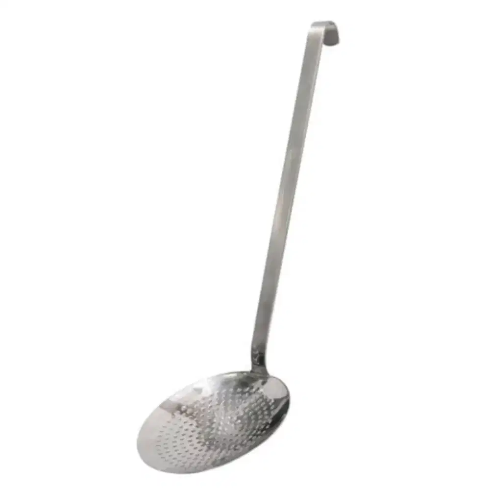 Krischef Skimmer 16cm Strainer Saringan Sutil Berlubang Stainless