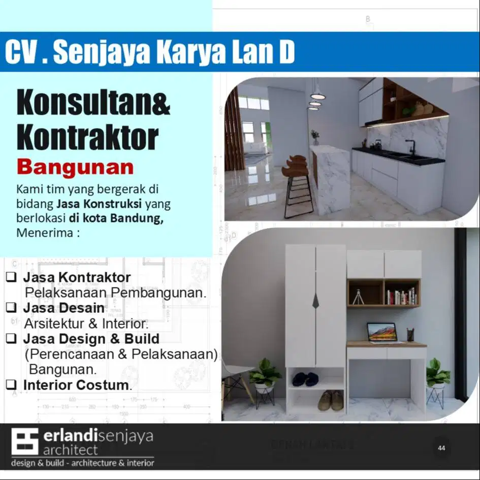 Jasa Arsitek & Interior/ Kontraktor/ Renovasi/ Tukang/ Kitchen set