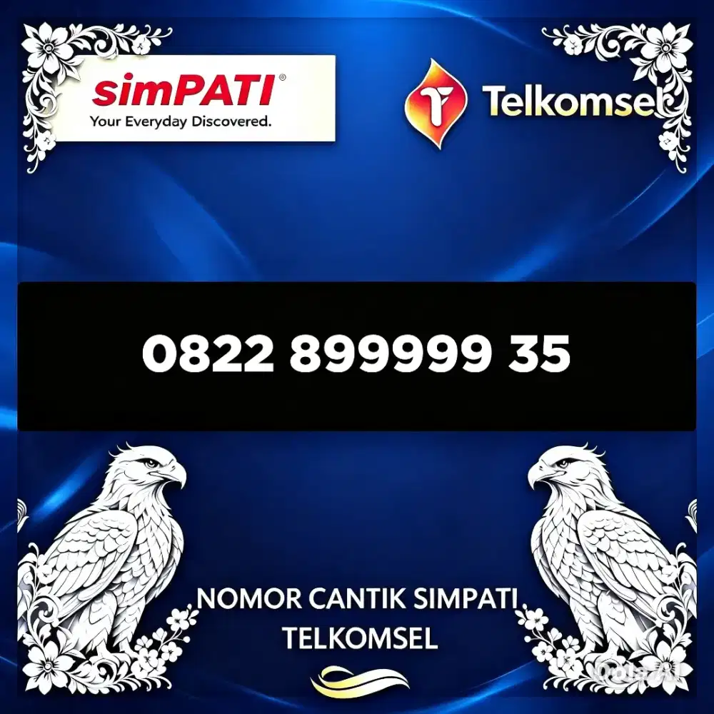 Nomor cantik simpati Telkomsel apik