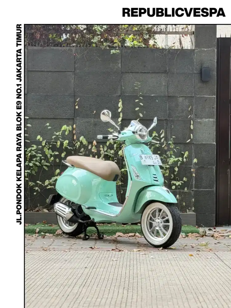DIJUAL VESPA PRIMAVERA 150 IGET ABS LED THN 2021 PERFECT CONDITION