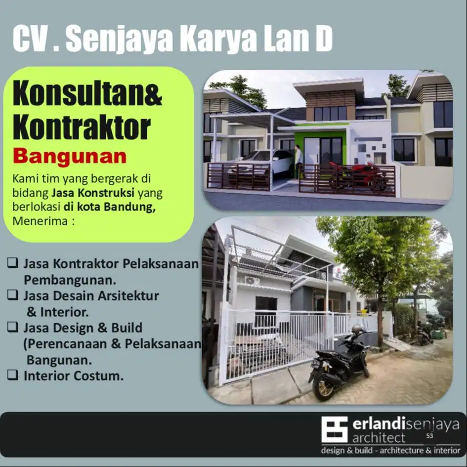 Jasa Arsitek & Interior/ Kontraktor/ Renovasi/ Tukang/ Kitchen set