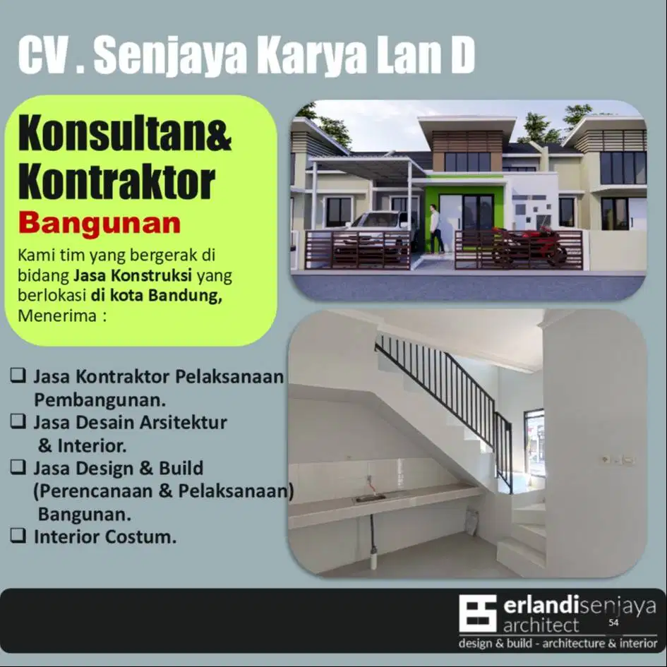 Jasa Kontraktor/ Arsitek & Interior/ Renovasi/ Tukang/ Kitchen Set
