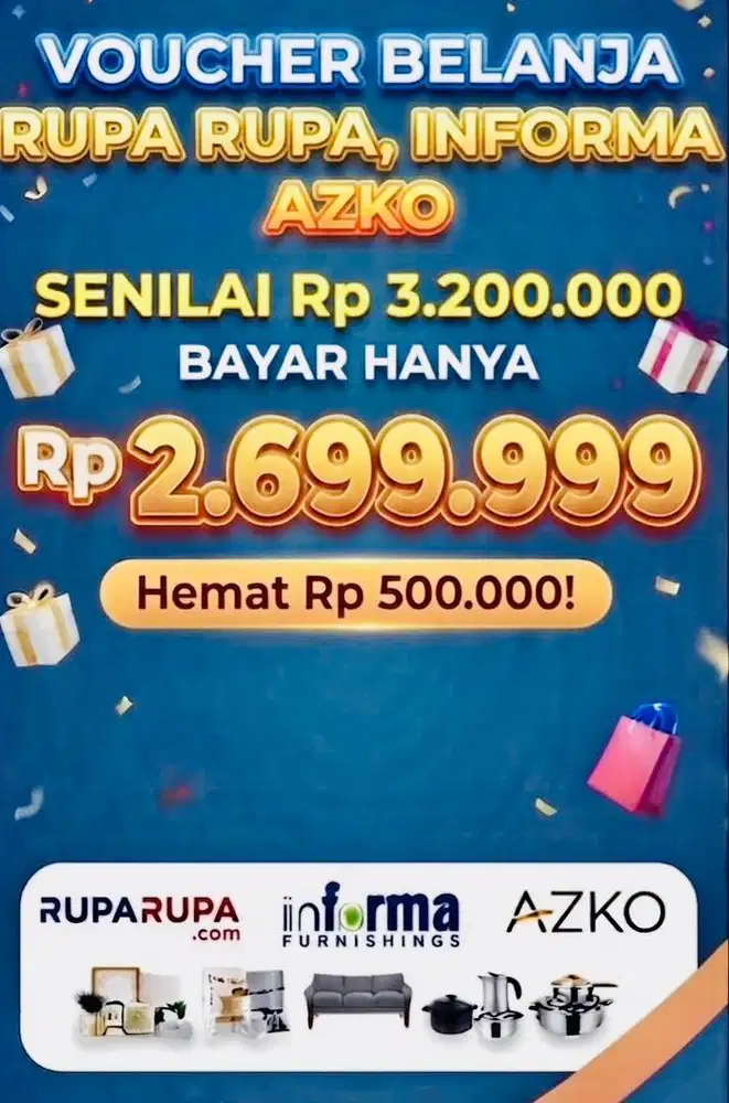 VOUCHER BELANJA RUPA RUPA INFORMA AZKO TOYS KINGDOM SEMUA BARANG