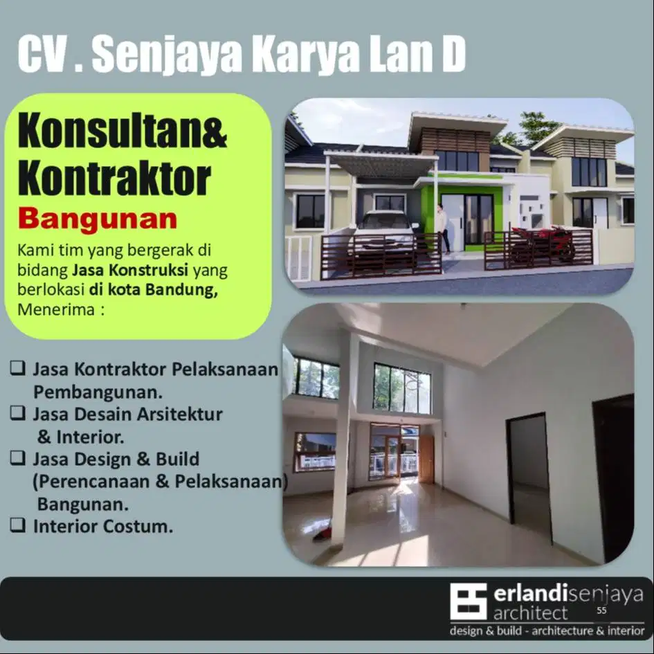 Jasa Arsitek & Interior/ Kontraktor/ Renovasi/ Tukang/ Kitchen set