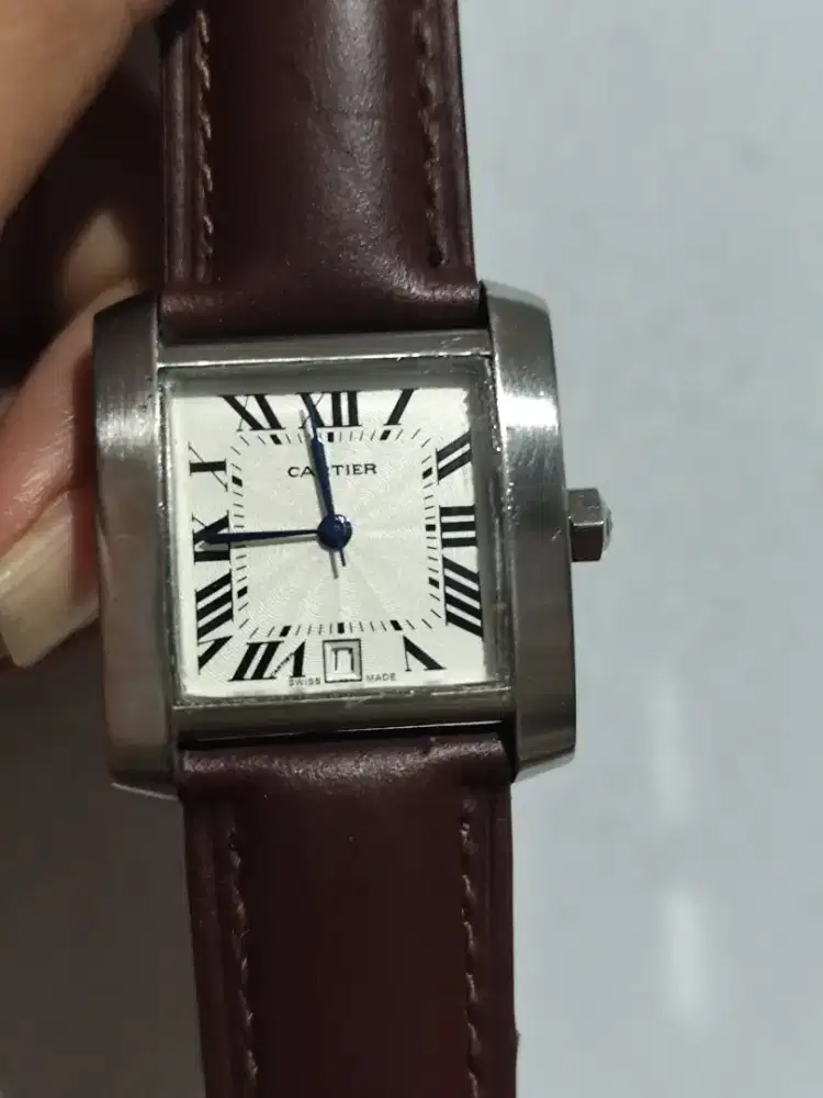 Jam tangan wanita Cartier 2301 Tank Francaise vintage