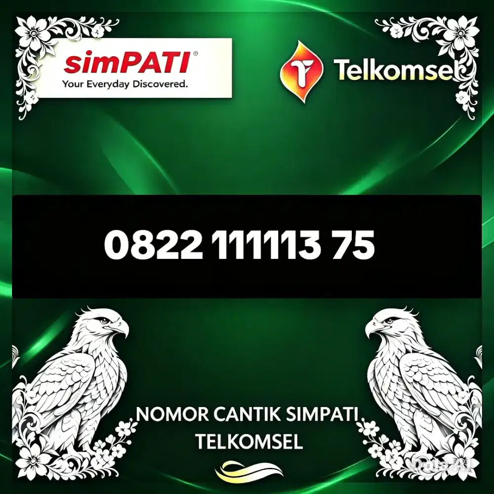 Nomor cantik simpati Telkomsel super