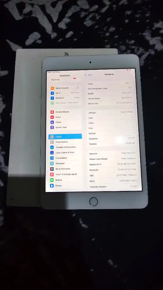 Ipad Mini 4 128gb Wifi-Celluler Murah