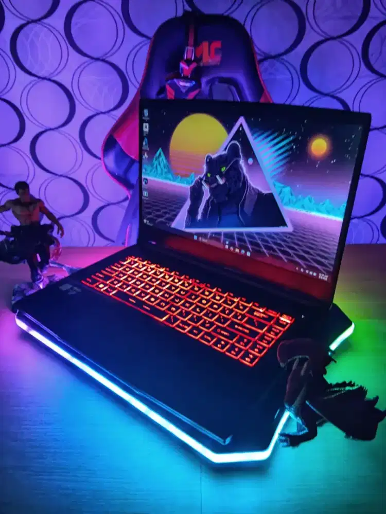 Laptop Gaming MSI GF63 Core i7 Ram 8/512gb Ssd Dual Vga Siap Pakai COD
