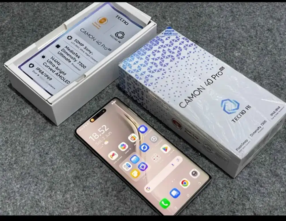 HP tecno camon 40pro 5g  Mulpis