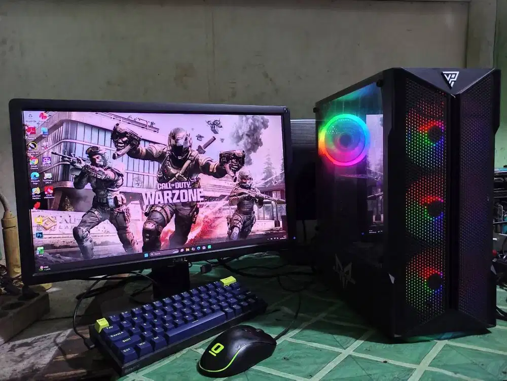 PC Gaming MSI Core i3 Gen 10 GTX 1650 SUPER 4GB RAM 16GB SSD 256GB