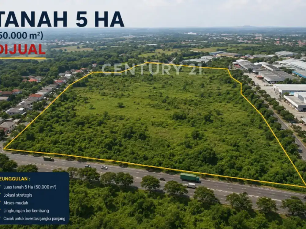 Tanah Cocok U Industri, Pabrik. Pergudangan Di Puwakarta