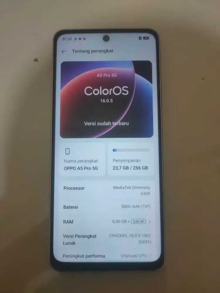 Forsale Oppo A5 pro 5g 8/256