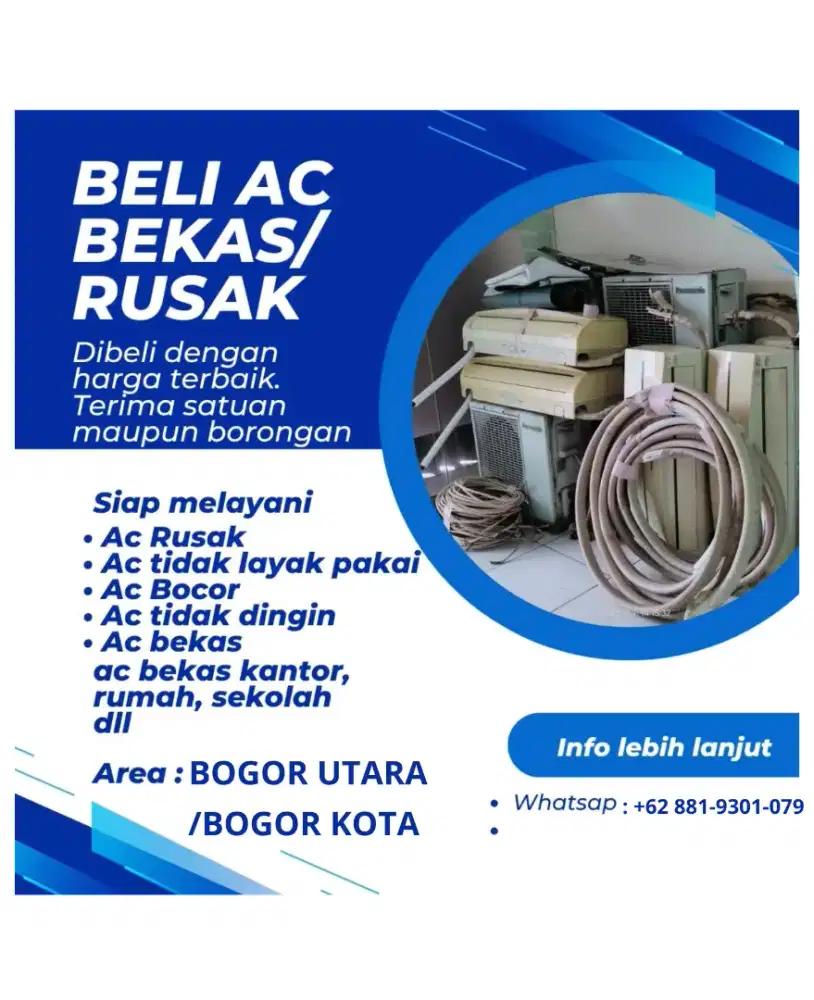 CARI AC BEKAS & RUSAK