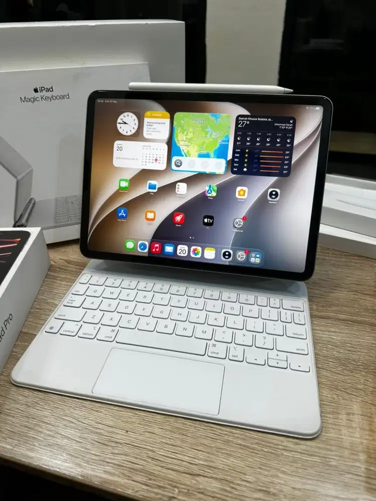 iPad Pro M2 11inch Gen 4 256Gb Wifi Apple Pencil 2 Second fullset
