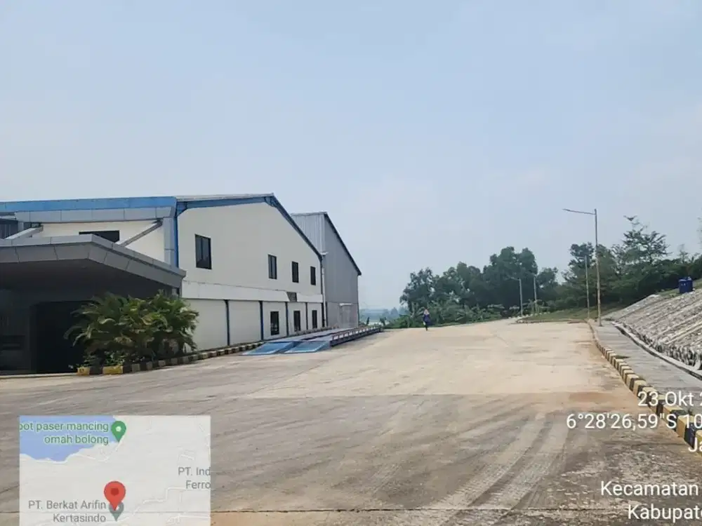 Jual Cepat Ex Pabrik Pengolahan dan Produksi Kertas Strategis LT 29.767 m2 Cilangkap Babakancikao Purwakarta Jawa Barat