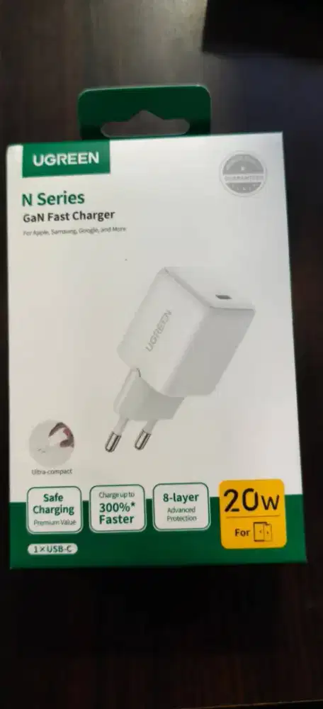UGREEN USB-C GaN Fast Charger 20W 55555 PD Fast Charging 20W Adaptor