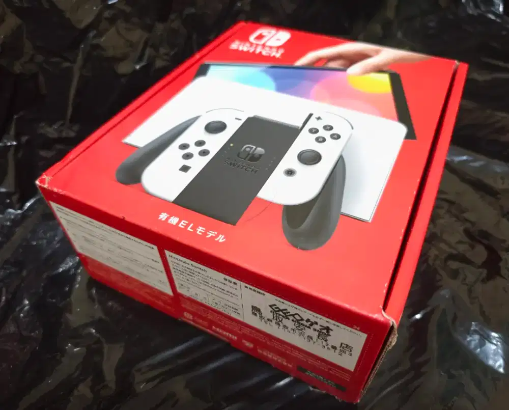 NINTENDO SWITCH OLED 64GB + 128GB, GARANSI 3BLN, MULUS 100%