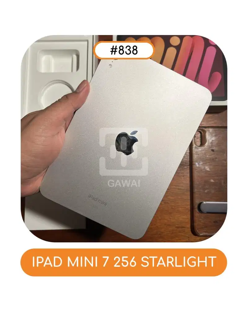 #838 Ipad Mini 7 Starlight 256 BH 92%