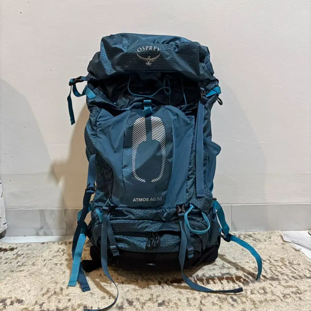 Osprey Atmos AG 50 S22 Blue Tas Carrier Hiking