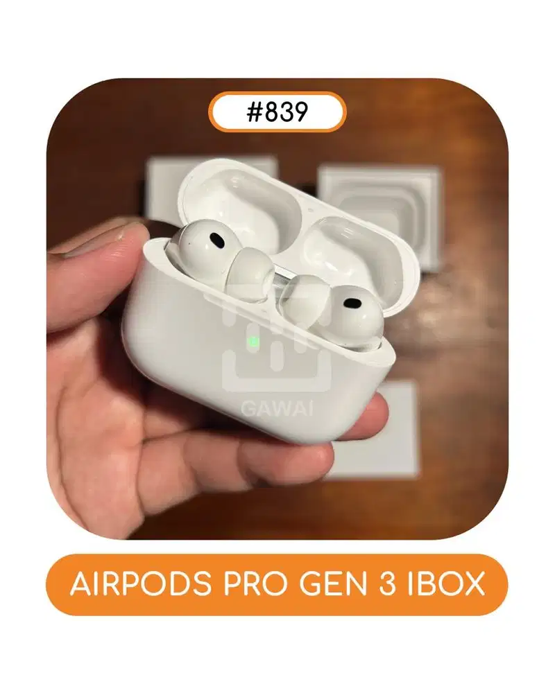 #839 Airpods Pro Gen 3 Ibox Garansi 25 March 2027