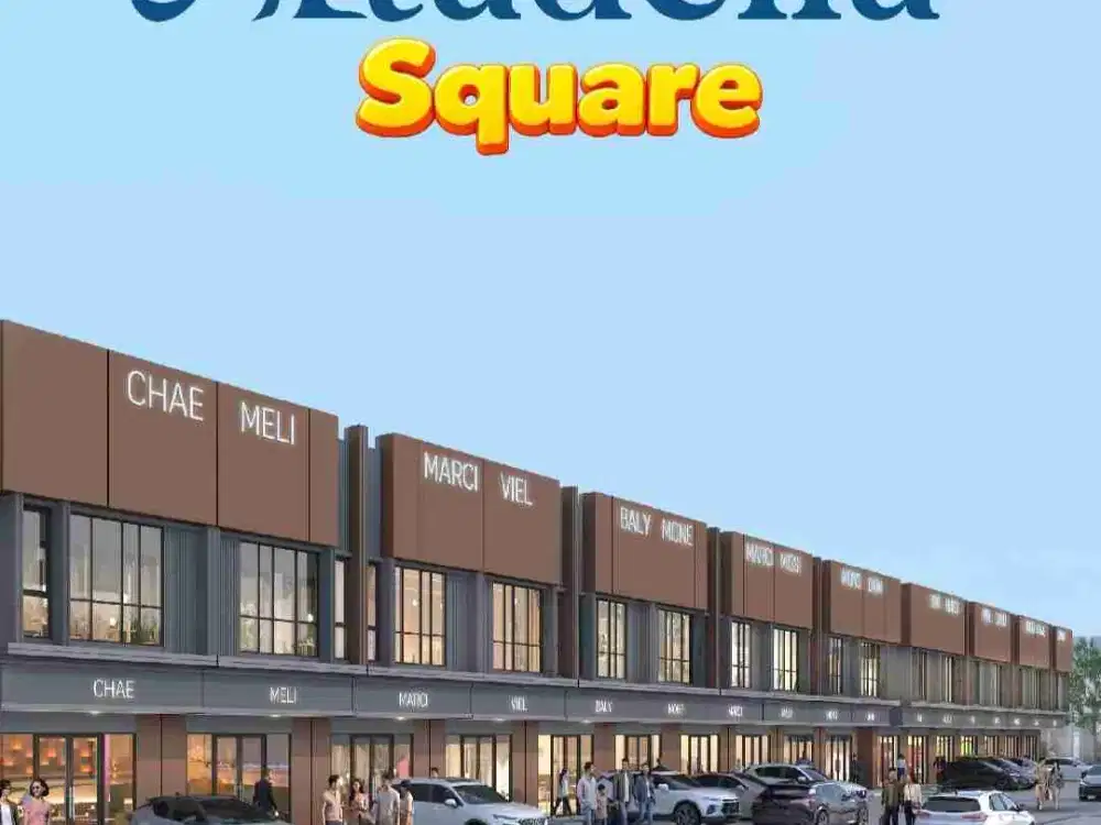 Ruko 2 Lantai Altadena Square di Pusat Bisnis Gading Serpong, Tangerang