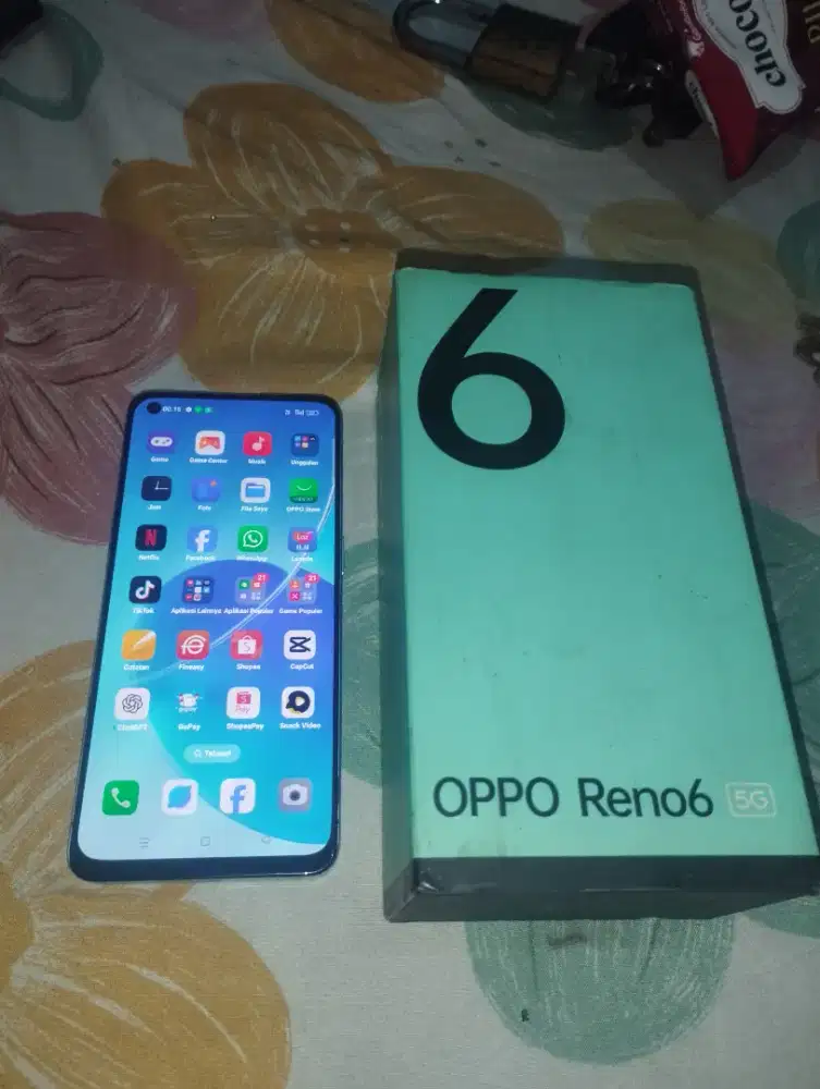 Oppo reno 6 5g ram 8/128