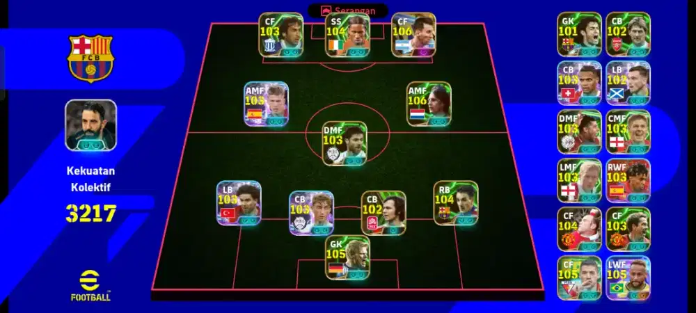 WTS eFootball Mobile (Squad 3217)