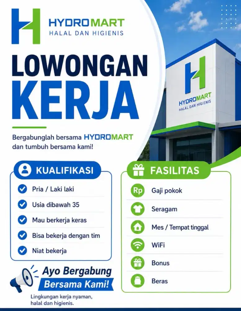 Lowongan Kerja Depot Air Minum Hydromart