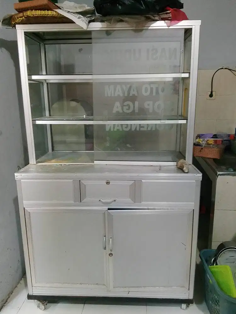 Etalase Booth makanan warung