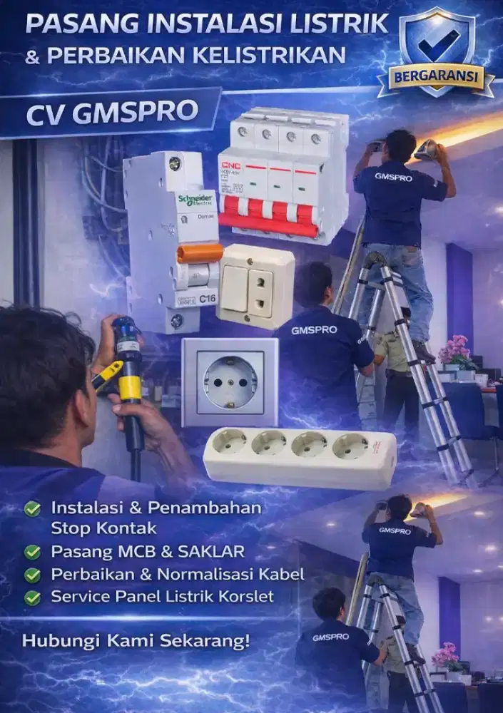 Butuh teknisi kelistrikan yg siap kerja project