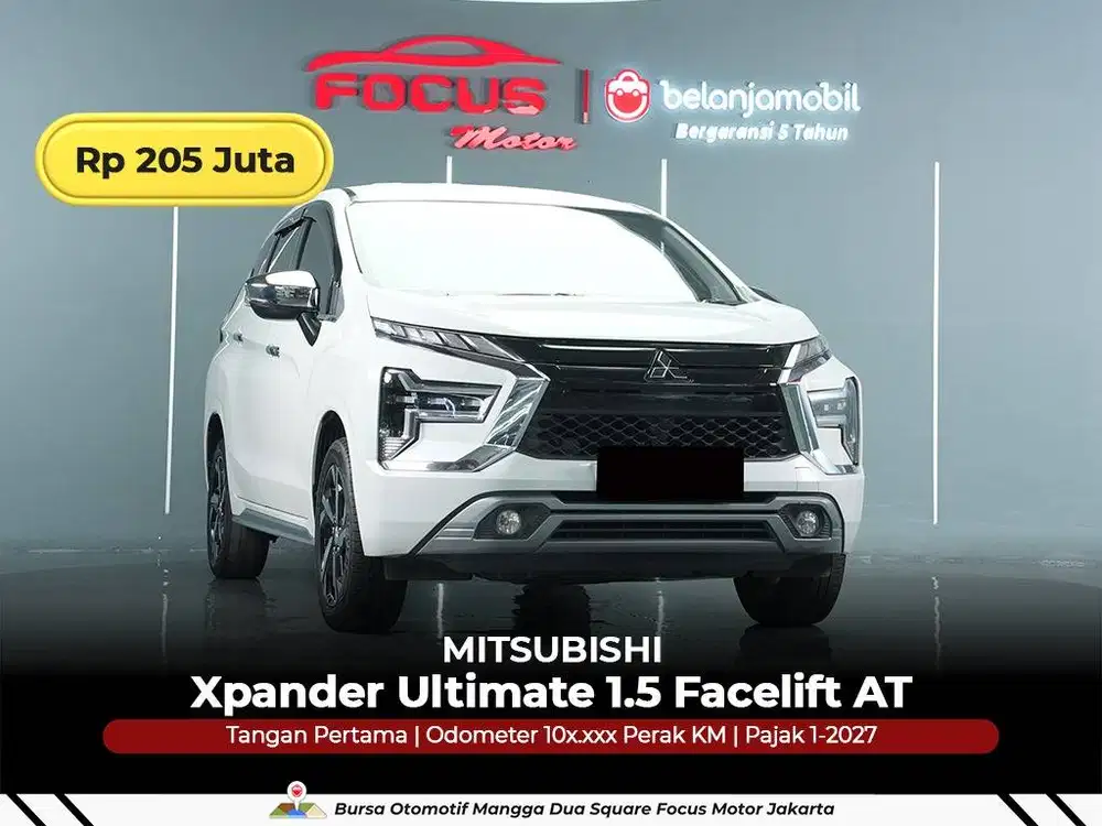 [ GARANSI 5TH ] Mitsubishi Xpander Ultimate 1,5 Facelift AT 2021/2022